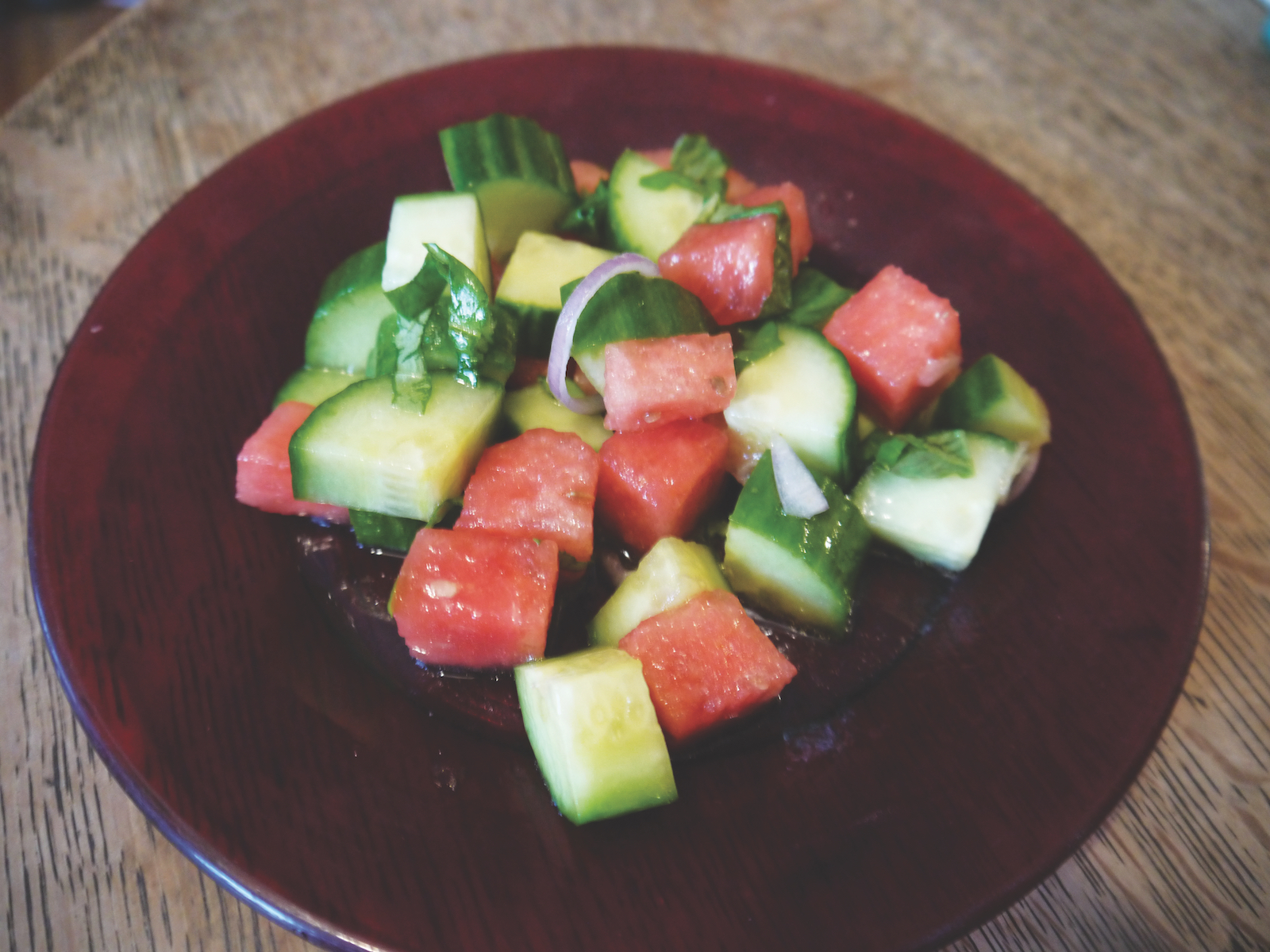Watermelon Cucumber Salad Recipe - Grit